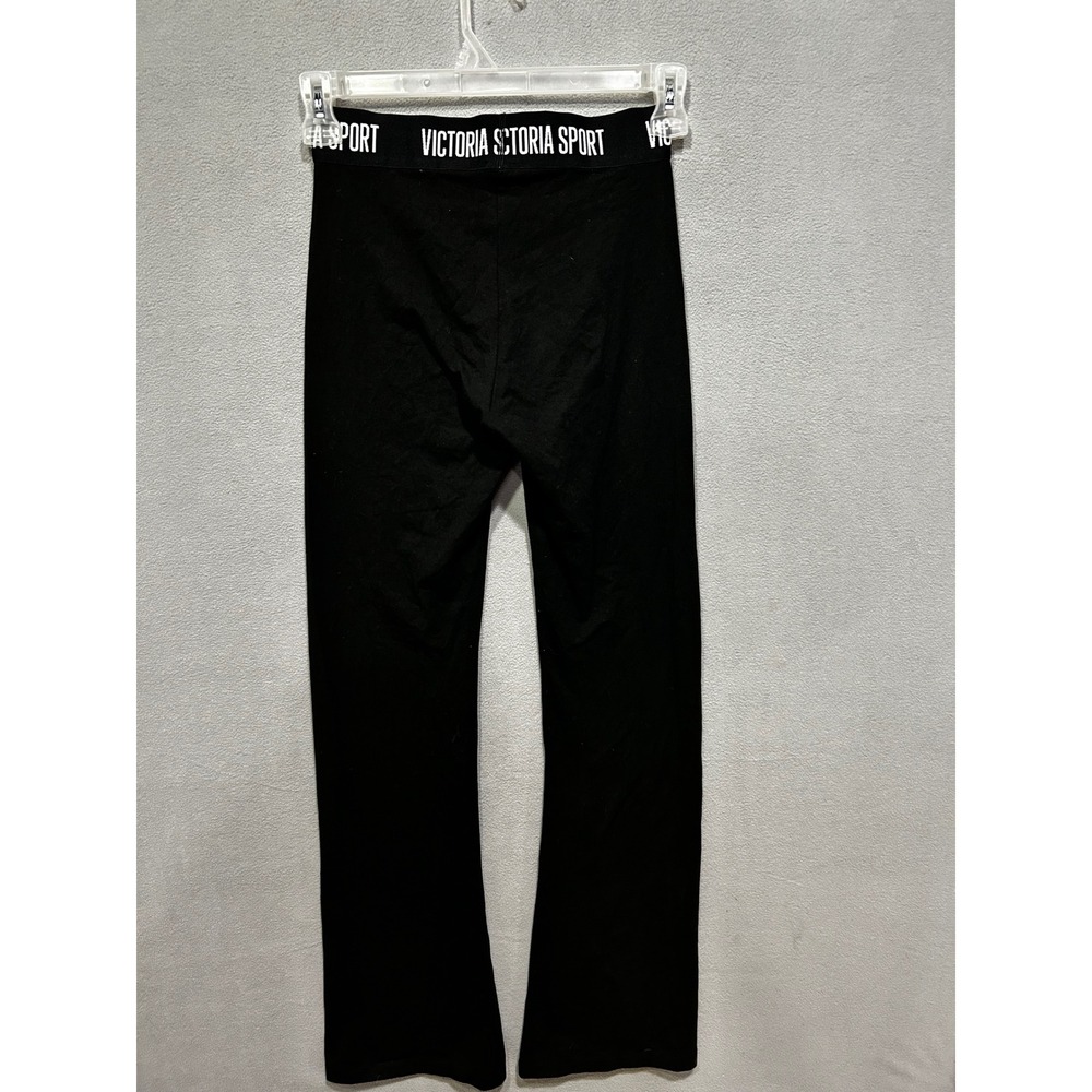Victoria Sport Small Pants Black Logo Waistband Lounge Athletic‎ Regular Fit